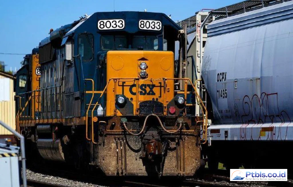 CSX profit slips