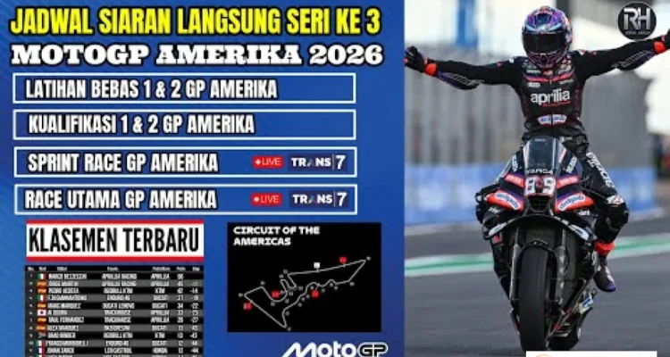 Jadwal MotoGP Amerika 2026
