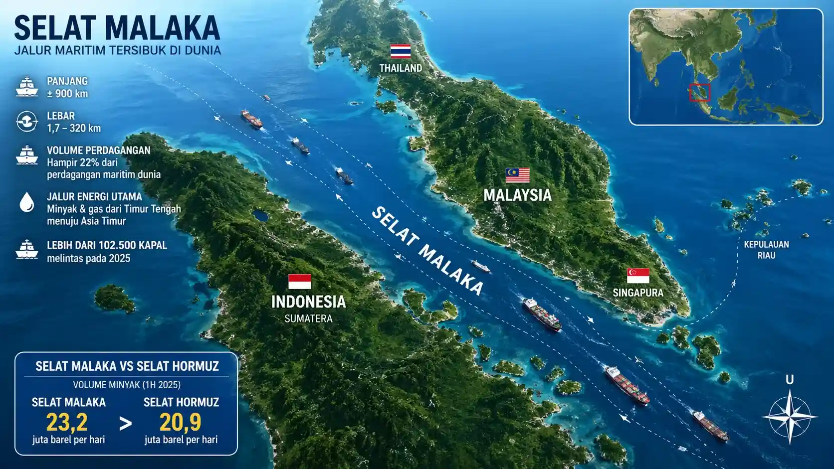 Energi Laut, Jalur Maritim Jadi Urat Nadi Distribusi Dunia