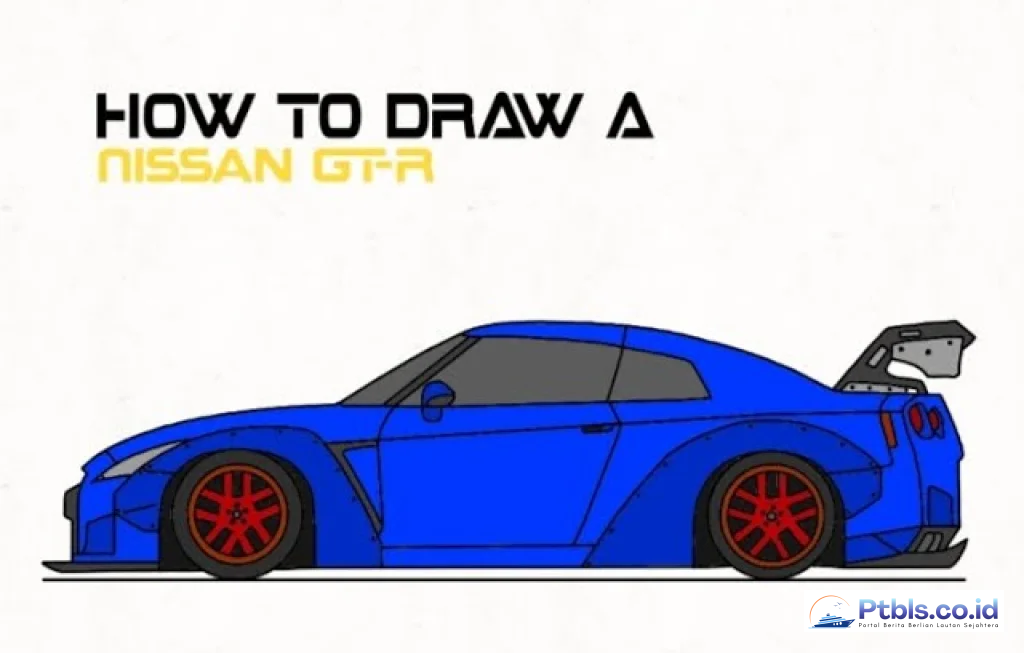 cara menggambar ford gt40