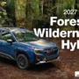 Subaru Forester Wilderness Hybrid
